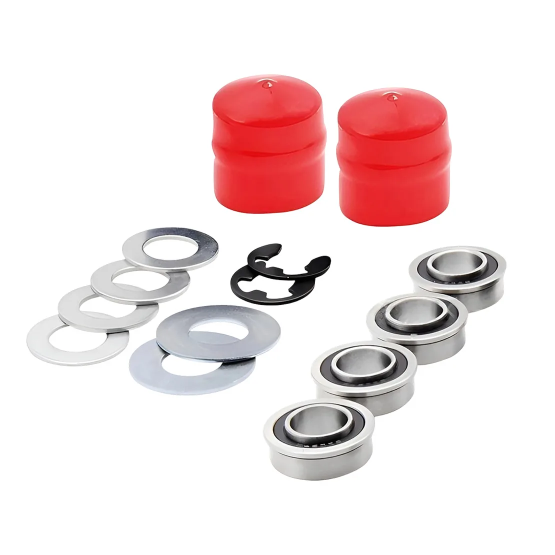 532104757 Red Front Wheel Bushing To Bearing Conversion Kit 532009040 Fit For Craftsman LT1000 YS4500 YT3000 YTS4500 GT5000