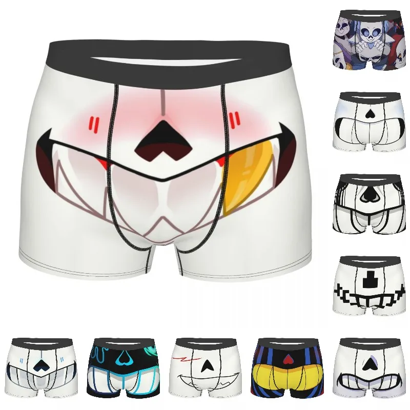 Custom Undertale Sans Underwear Men Breathbale Undertale Boxer Briefs