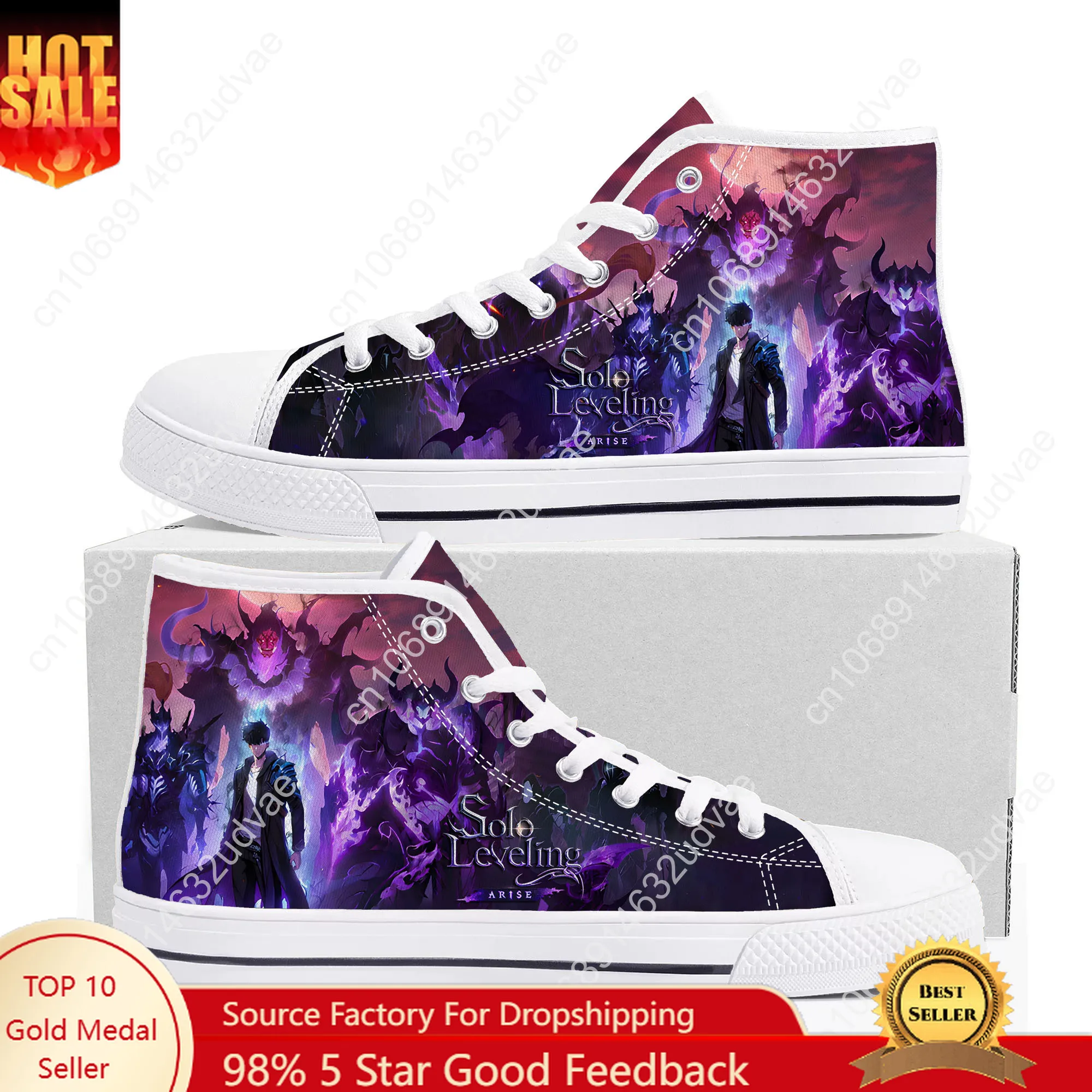 

Solo Leveling Wiki High Top Shoes Mens Womens Teenager Sneakers Canvas High Quality Daily Sneaker Custom Made Couple Shoe