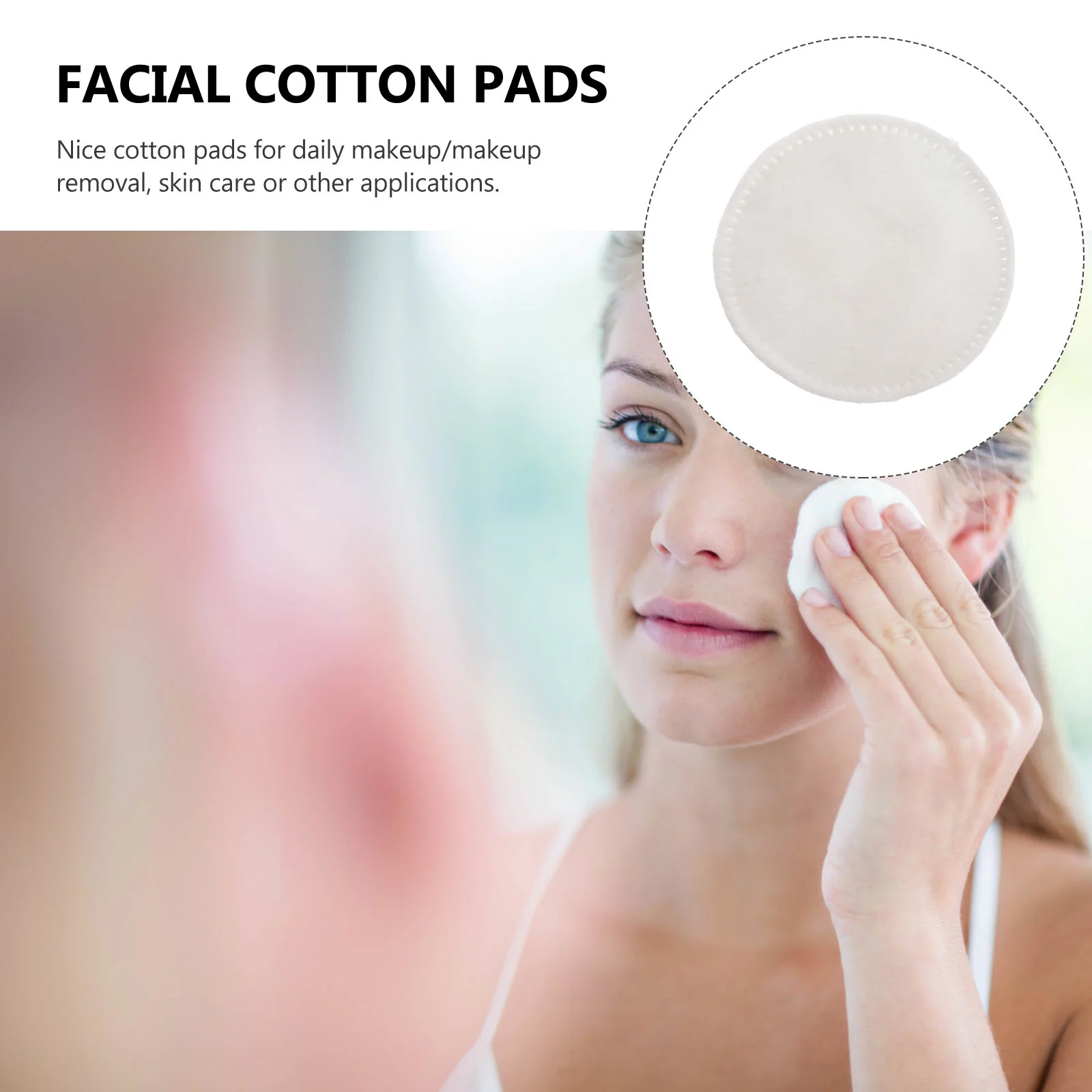 Thick Cotton Rounds Eye Makeup Remover Pads Wipes for Face Miss Simple Cleansing