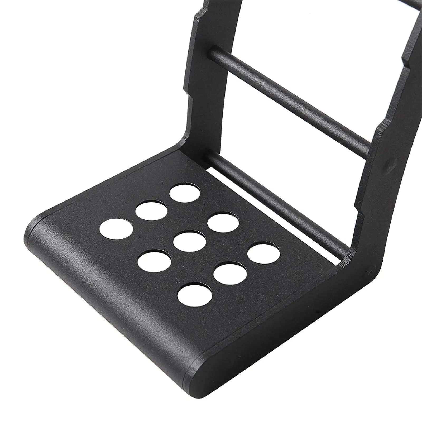 스페어 휠 스텝 리어 타이어 마운트 휴대용 탄소강 미끄럼 방지 쉬운 설치 차량용 카고 랙 액세스 사다리