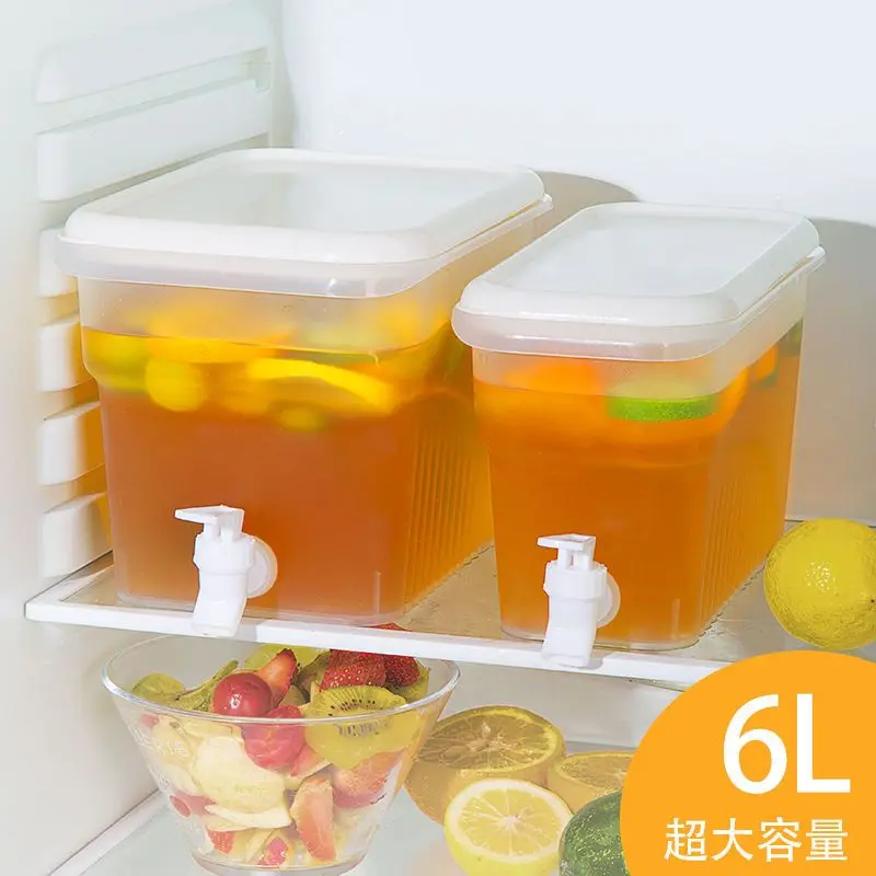 

Water bottle with faucet, anti drop for storing chilled fruit juice drinks/cocktails/coffee water teaware Cold Kettle containers