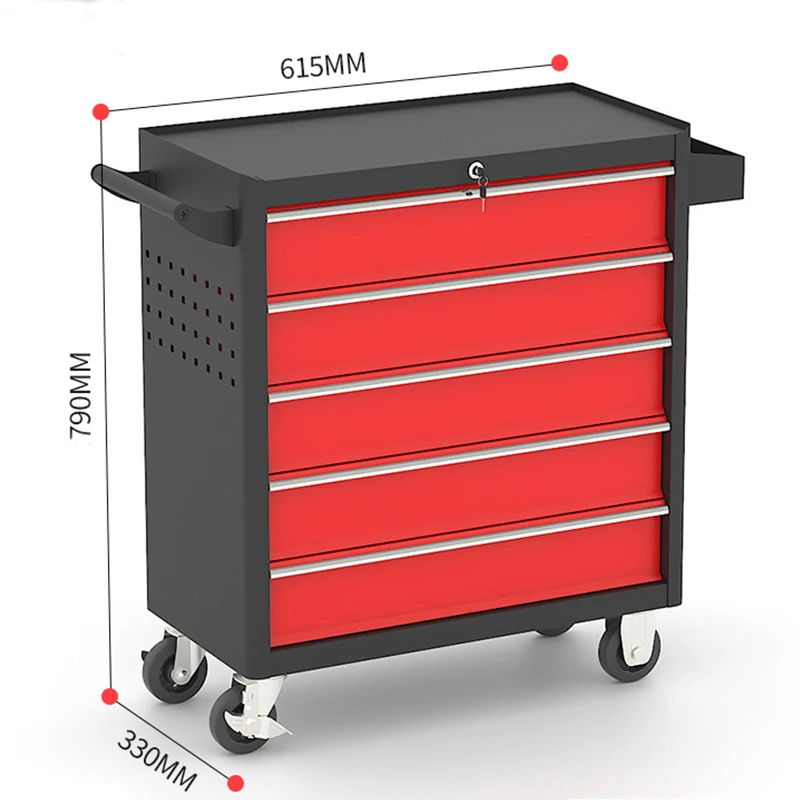 OEM/ODM Tool Cart with Drawers and Cabinet Cold Rolled Steel Material
