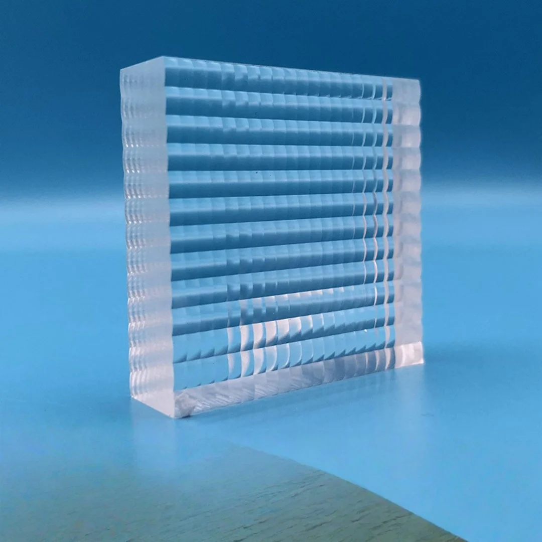 

Сложная линза для глаз, односторонняя блочная линза из ПММА, проекционная линза для равномерной подсветки, смоляная линза