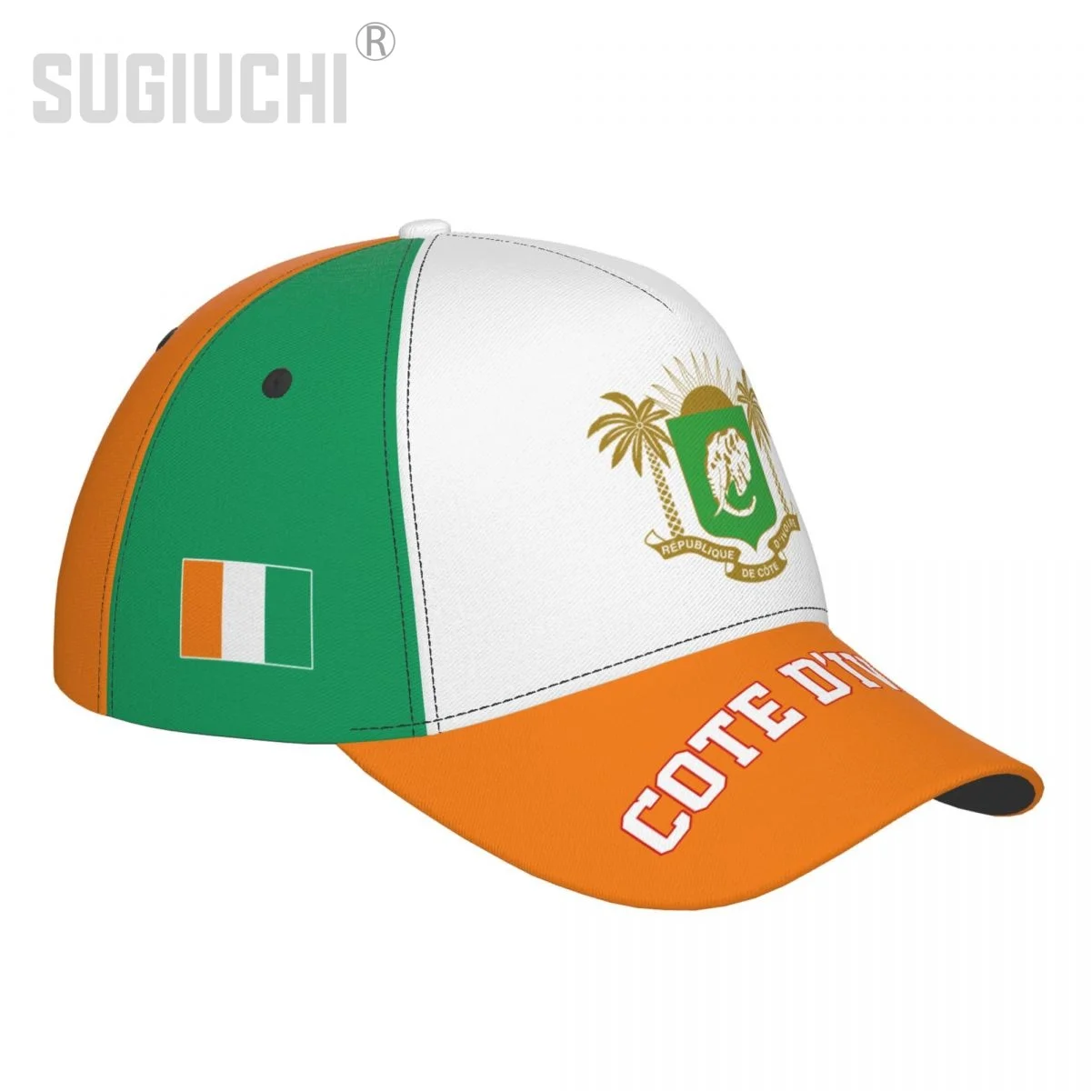 Unisex Cote D\'Ivoire Flag Ivorians Adult Baseball Cap Patriotic Hat for Baseball Soccer Fans Men Women