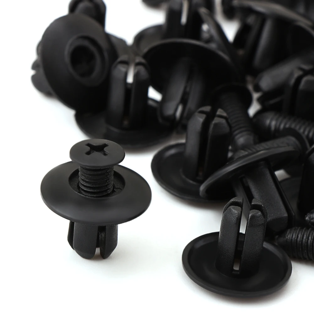 40pcs 8mm Car Plastic Screw fasteners for Smart forfour fortwo forjeremy City Coupe Roadster