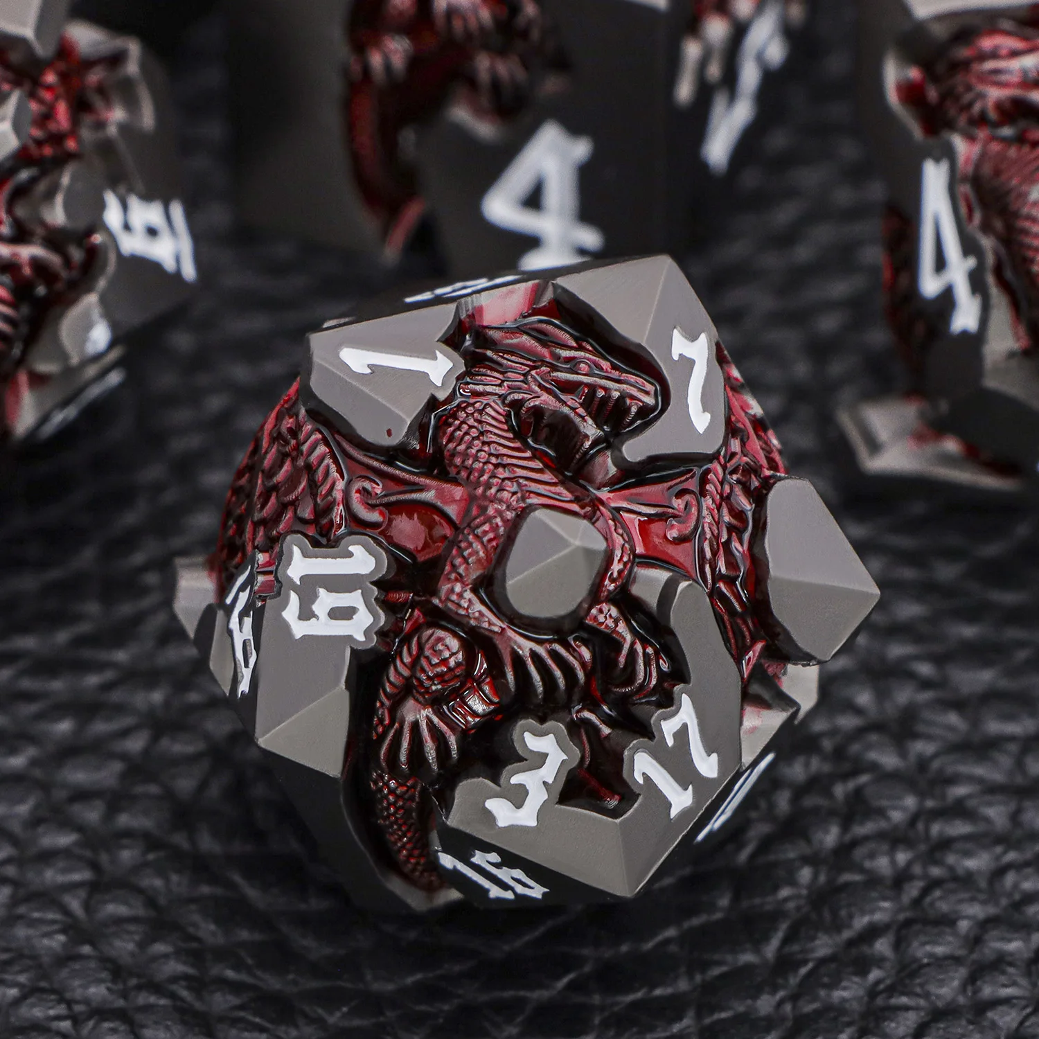 7個入り-d20-ドラゴン-d-d-メタルダイスセット、ダンジョンズ-ドラゴンズ、パスファインダー、多面体テーブルトップロールプレイングゲーム用-d6-d-d-ダイスセット