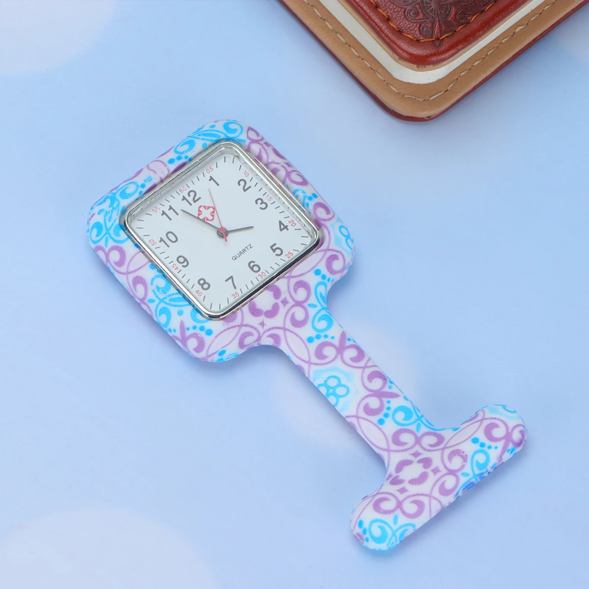

Silicone Nurse Table Printed Watch Pocket Women's Watches Fashion Hanging Medical and