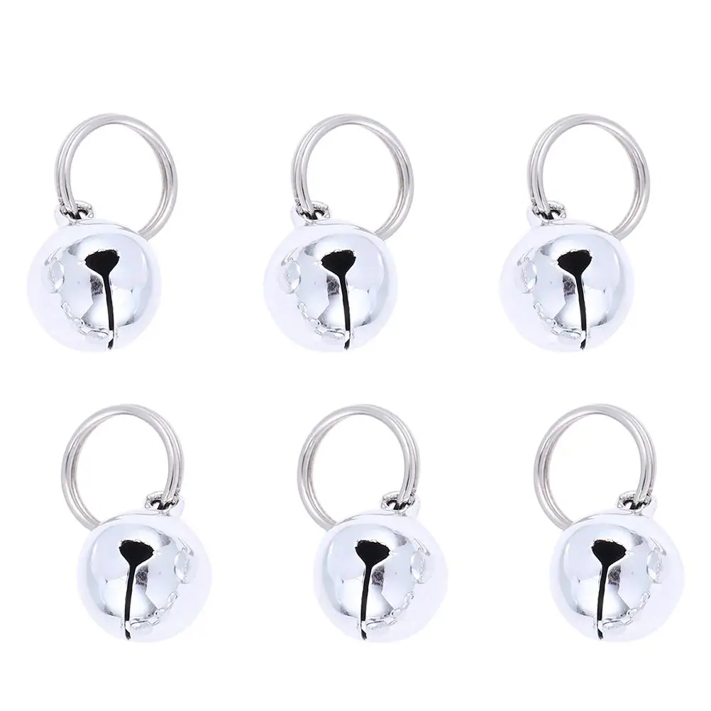 

5PCS Pet Bell Accessories Stainless Steel Loud Bells Tracking Device for Cats Dogs Christmas Gifts Platinum Copper Metal Anti