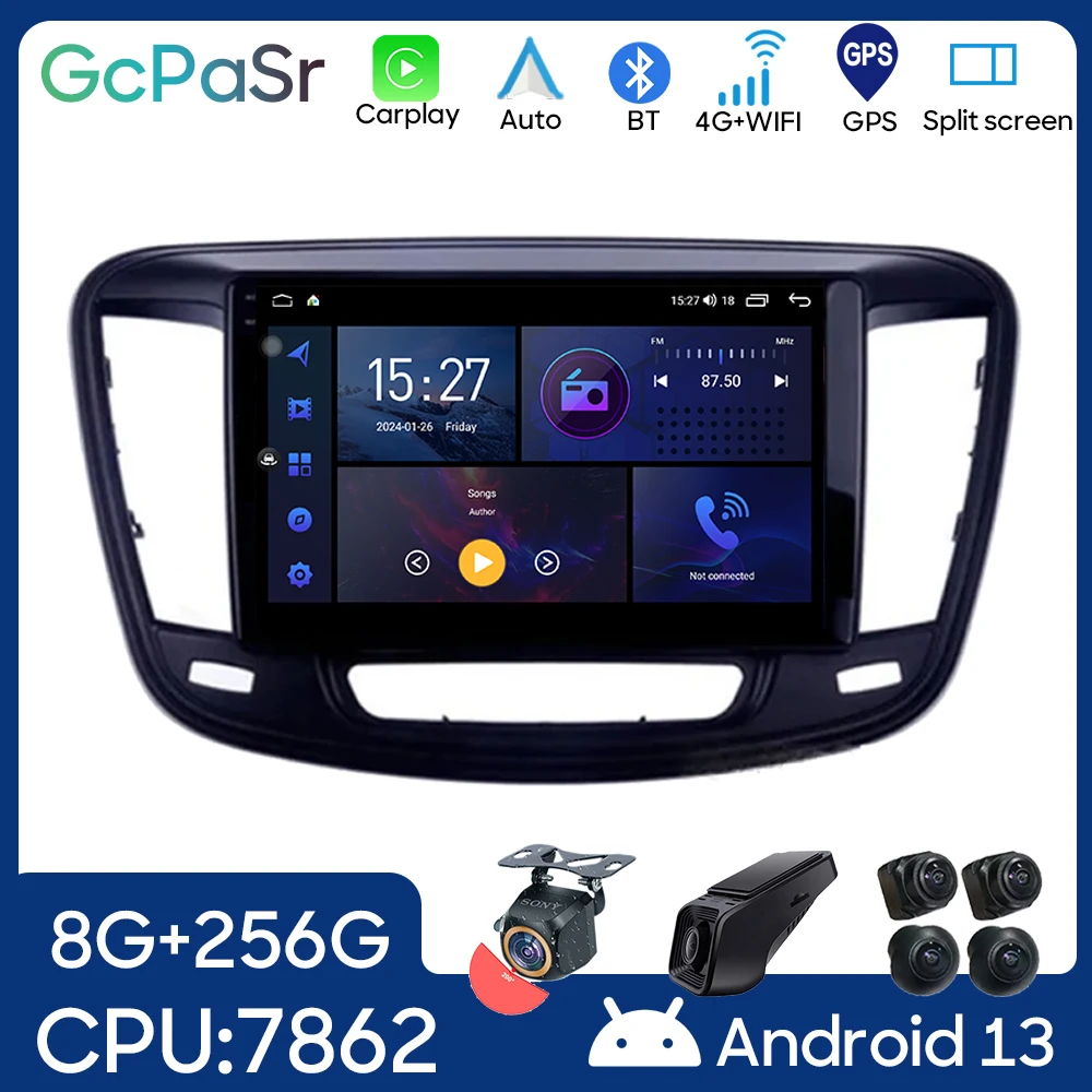 

Car Radio For Chrysler 200 200C 200S 2015 - 2019 Android Auto Navigation GPS Head Unit Multimedia Player Stereo WIFI No 2din DVD