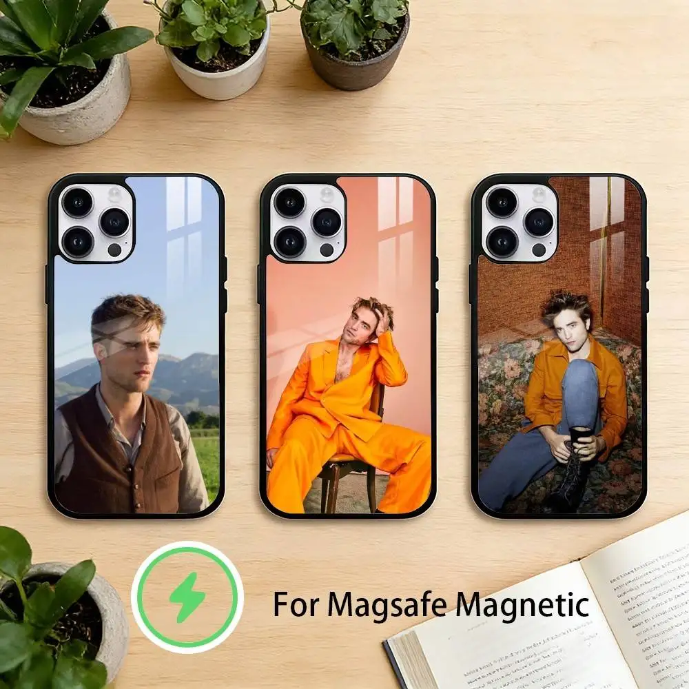

T-Twilight Robert Pattinson Phone Case For iPhone 17,16,15,14,13,12,Plus,Pro,Max For Magnetic Wireless Charge