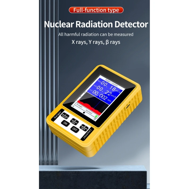 Electromagnetic Nuclear Radiation Detector Real Time Monitoring GeigerCounter