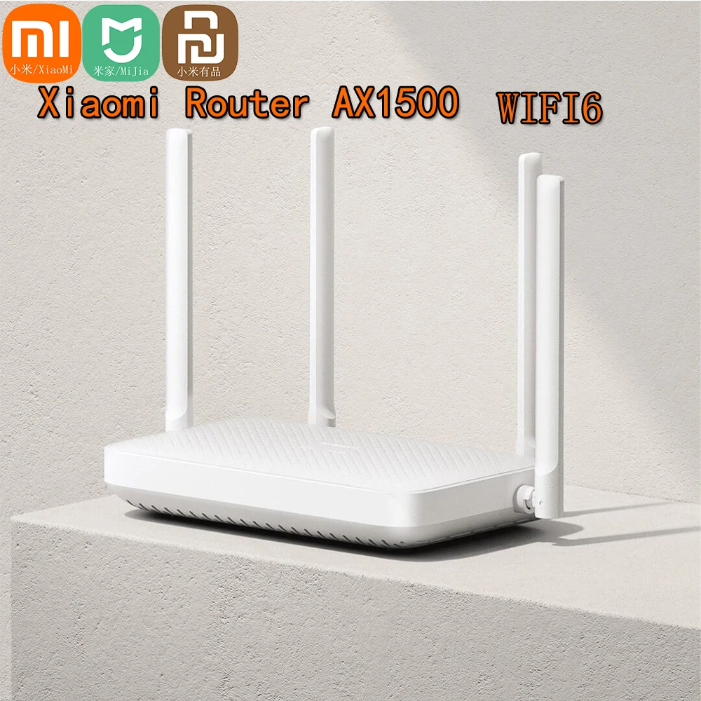 Xiaomi Redmi Mi Router AX1500 2.4G/5GHz WiFi6 1501Mbps Support IPTV Mesh Network Mijia App Wifi Gigabit Amplifier