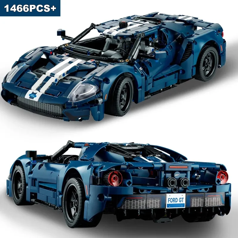 

2024 Technical 42154 Ford GT Speed Sports Car Building Blocks Model MOC Racing Vehicle Assemble Toys Bricks for Kids Adult Gifts