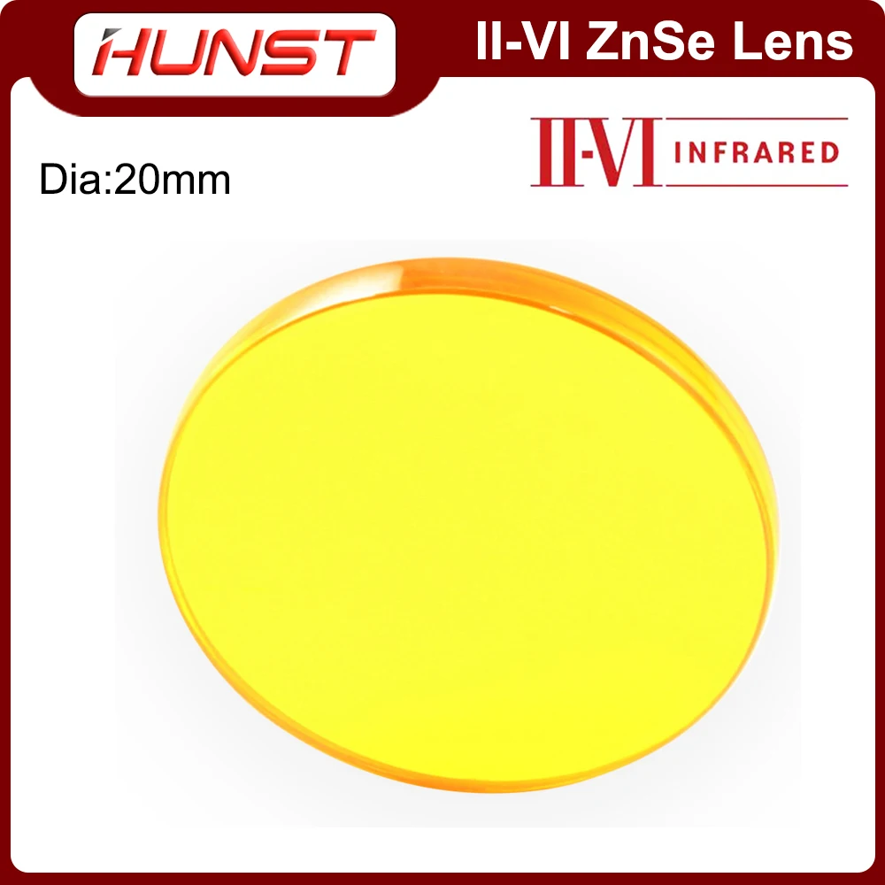 Imagem -04 - Hunst Ii-vi Znse Lente Focal Adequado para Co2 Gravura e Máquina de Corte Acessórios Diâmetro 20 mm fl 50.8 mm 63.5 mm