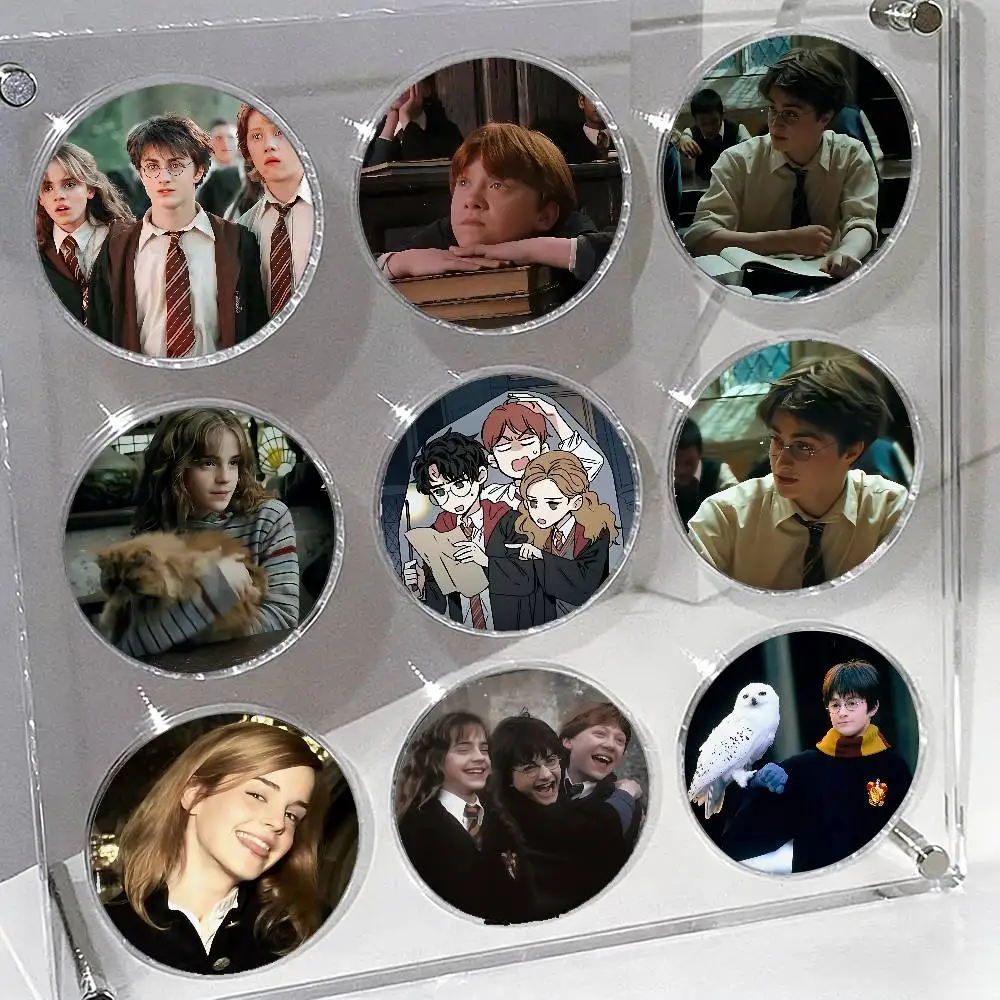 H-Harrys P-Potters Badges Tinplate Soft Button Pin Brooch Metal Badge Custom Jewelry Accessories Hat Bag Lapel