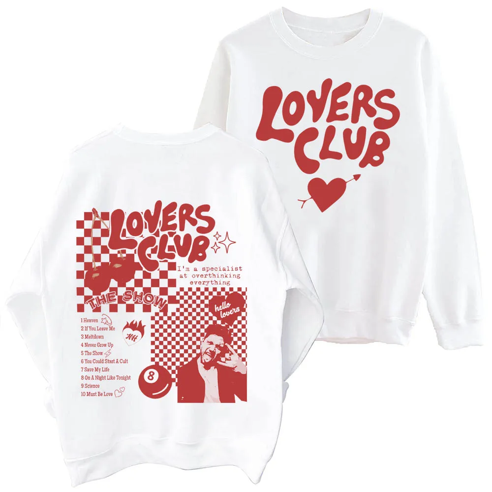 Lovers Club Niall Horan The Show Live On Tour Sweatshirt Man Woman Harajuku Round Neck Long Sleeve Oversized Sweatshirts