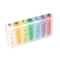 Portable Travel Pill Box 7 Days 28 Grids 4 Times A Day Pills Case Organizer Storage Container Tablets Vitamin Medicine Fish Oils