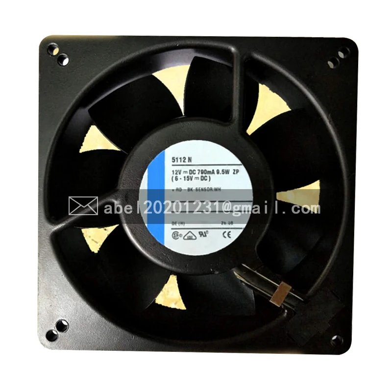 

BRAND NEW 5112N 5112 N 12VDC ORIGINAL 13538 135*135*38MM HIGH TEMPERATURE RESISTANCE COOLING FAN