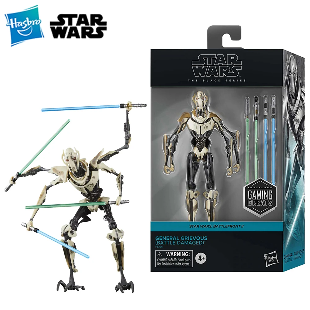 

[In-Stock] Hasbro Star Wars The Black Series General Grievous Exquisite 15cm Gaming Greats Action Anime Figure Model Toys