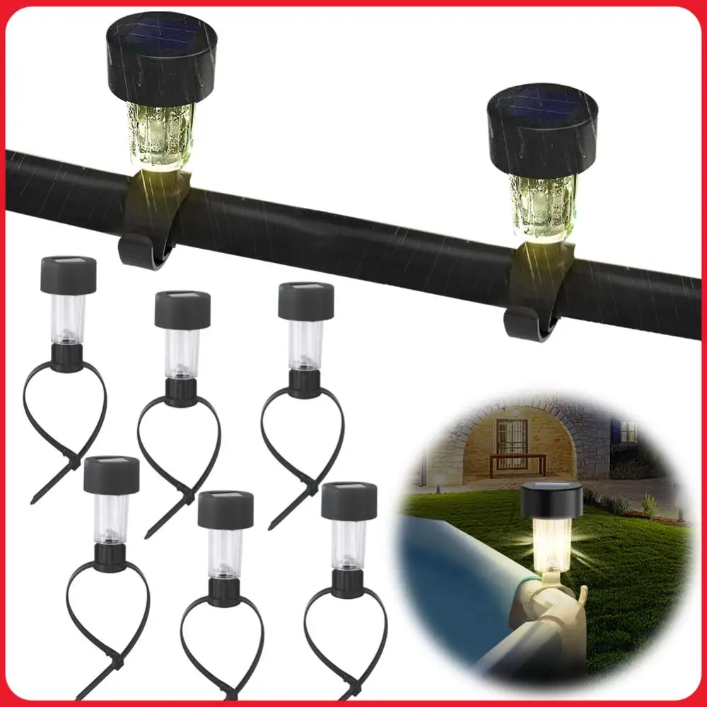 

6 Pack Swimming Night Light IP44 Waterproof Solar Lights Outdoor Fence Decor LED Pool Solar Lights for Framed Above Ground Pools