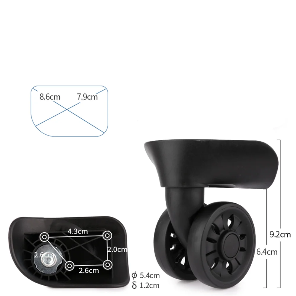 Подходит для ремонта чемоданов Hongying, аксессуары для ремонта колес чемоданов, запасные части для сменных колес чемоданов на колесах, бесшумные роликовые шкивы