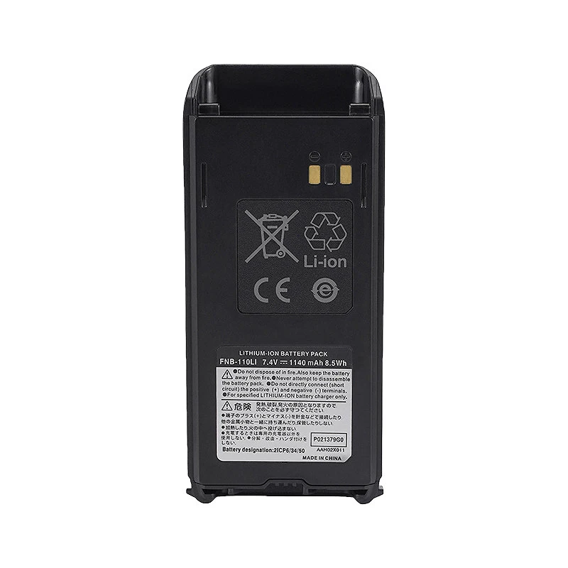 FNB-110LI 1140mAh Li-ion Battery for Vertex Standard Horizon HX-290 HX290S Boat Marine Radios 7.4V Walkie Talkie Replacement Par