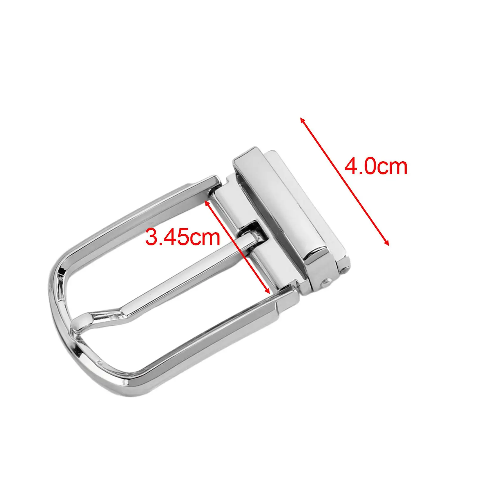 Gesper Sabuk Reversibel Pengganti dari Paduan Seng, Gesper Roller Satu Cabang untuk Celana Ulang Tahun, Jeans, Sabuk Gaun, Hadiah