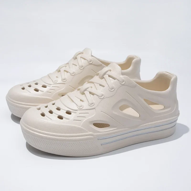 

(Couple style) 2025 Summer wear hole shoes for men and women beach Internet celebrities EVA Lightweight driving hollow sandals