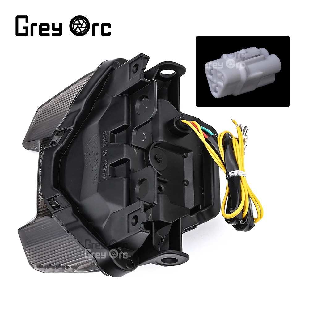 For Yamaha MT07 MT 07 2018 2019 2020 2021 2022 2023 2024 Brake Steering Assembly LED Light Motorcycle Tail Light