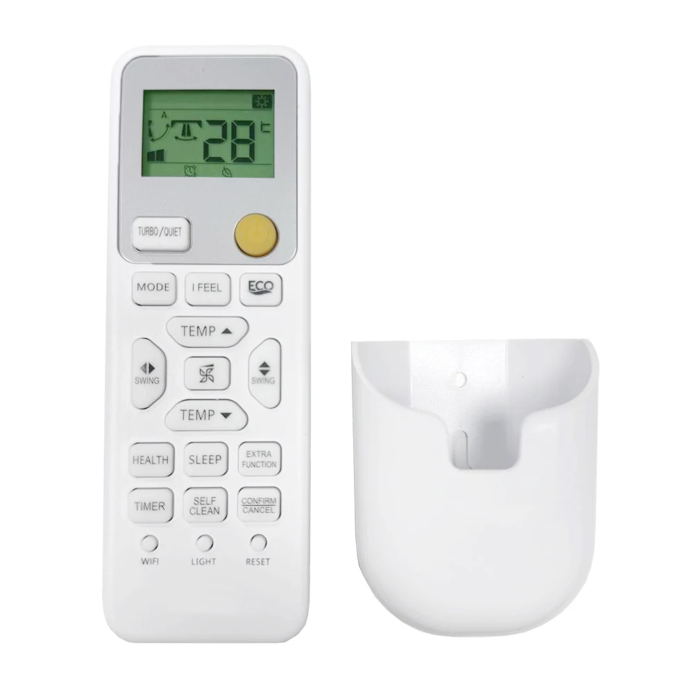 

New 0010406609E AC Remote Control with Wall Holder Fit For Haier Air Conditioner YR-HE2 AS50PDHHRA-NR