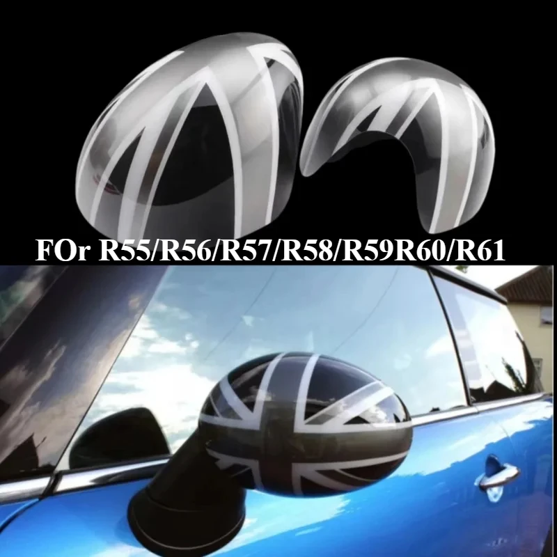 

For Mini Countryman Cooper S Clubman Paceman R55 R56 R57 R58 R59 R60 R61 The Black Flag Rear View Mirror Exterior Accessories