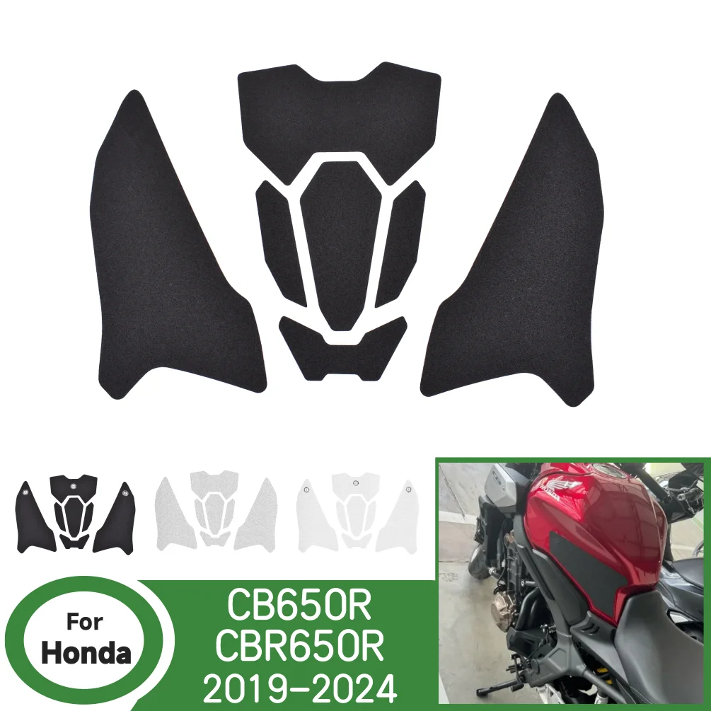 

CB650R CBR650R противоскользящие наклейки на топливный бак, крышка бензобака, защитная накладка для масла для Honda CB CBR 650R 2019-2024 2023, аксессуары для мотоциклов