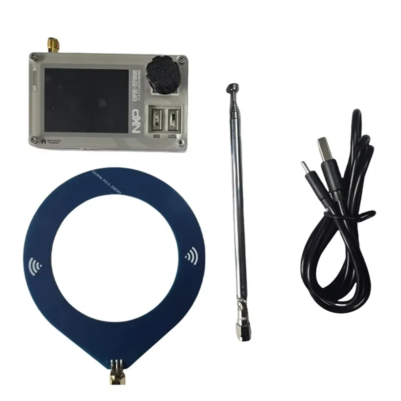 ABZY-Mini DSP Radio Full Band Radio ESP32 FM/LW/MW/SW Radio Receiver 2.0 Inch IPS Screen