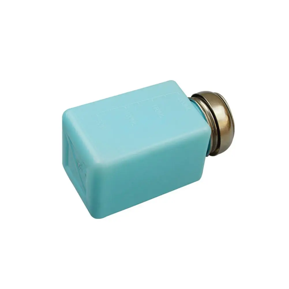 Dispenser con pompa per bottiglia di alcol antistatico da 200 ml per flusso isopropilico Astringents Struccante Accessori per unghie