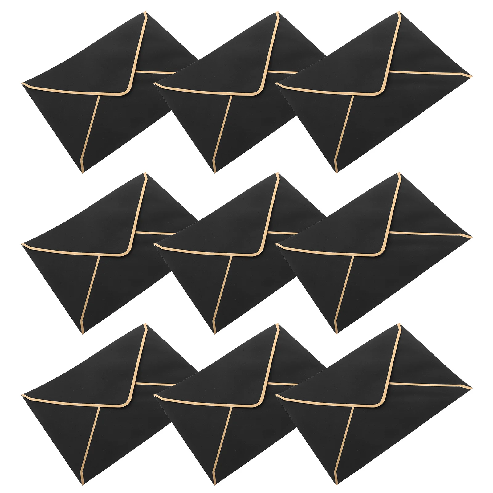 10 قطع من مغلفات دعوات الأعمال، ورق بسيط وصلب لحفلات الزفاف وحفلات استقبال المولود وأعياد الميلاد وبطاقات التهنئة والقرطاسية