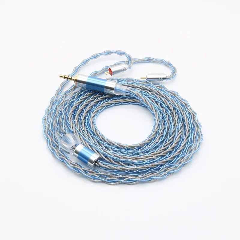 Starshine Eight-core Silver Foil and Silver-plated Headphone Upgrade Cable MMCX/0.78mm 2pin/QDC/TFZ