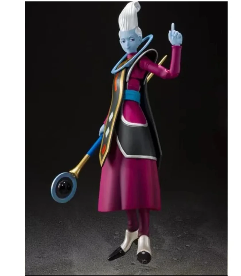 Bandai SH Figuarts SHF Dragon Ball Super Whis Anime Action Collection Figuras, 100% Original Modelo de PVC Brinquedos, Presente, em estoque