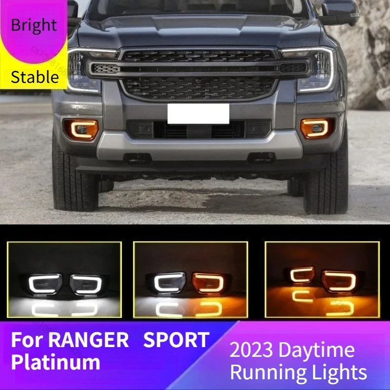 

Светодиодные дневные ходовые огни (DRL) для Ford Ranger XLT SPORT Platinum 2023: высококачественные, простые в установке, стильные модифицированные детали