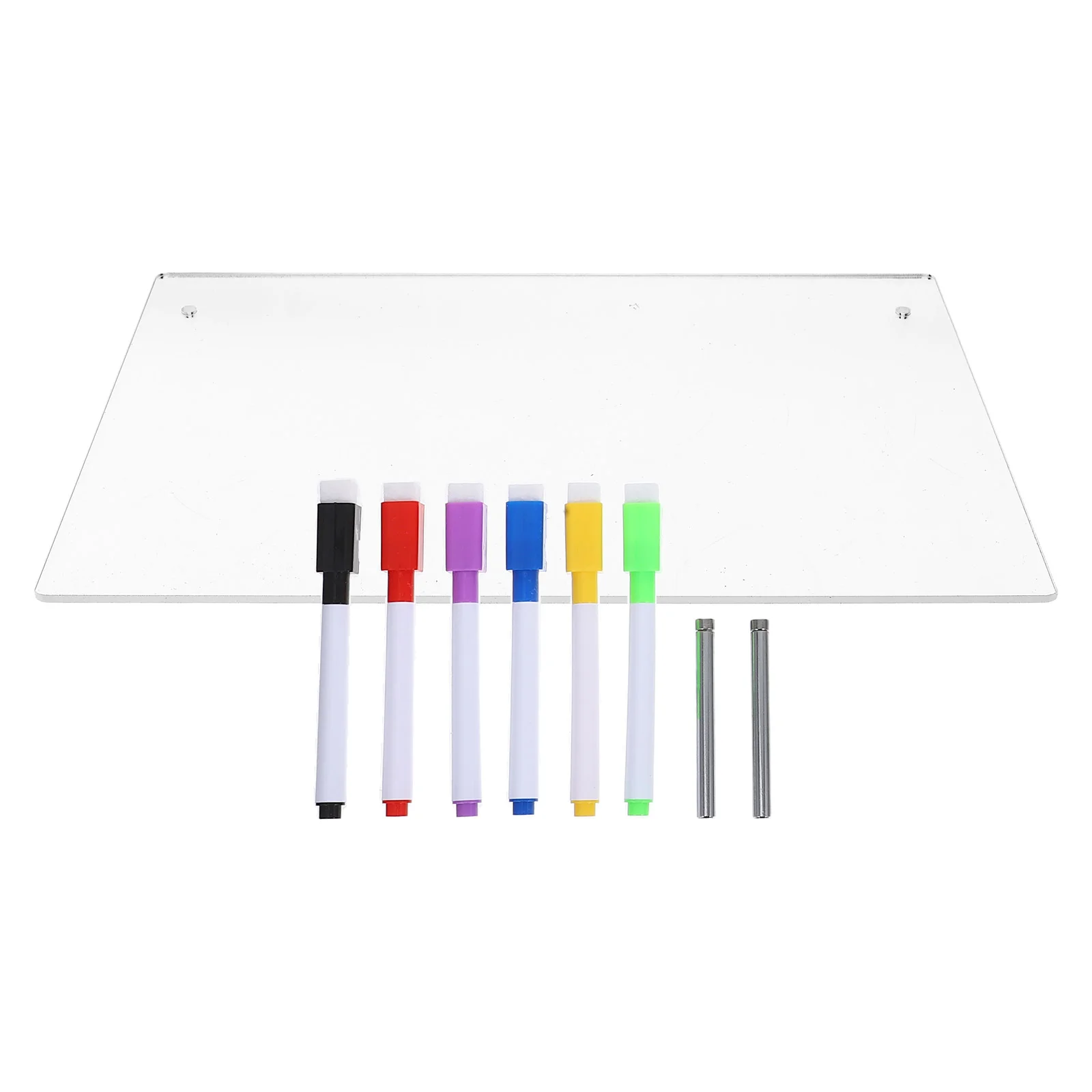 Multifunction Clear Dry Erase Board Office Whiteboard Writing with Pen Acrylic List Memo