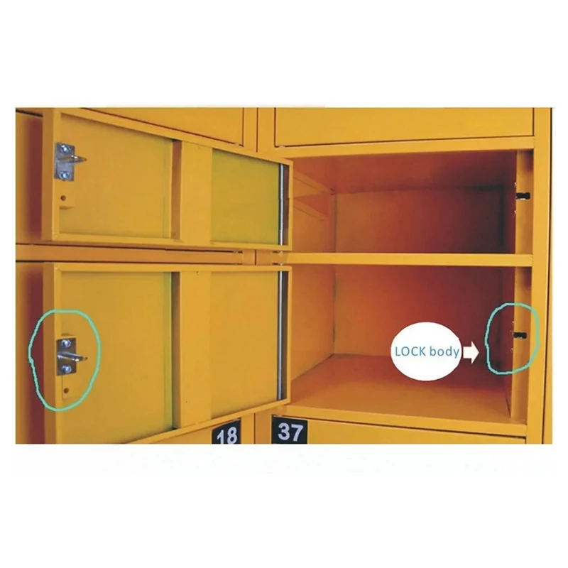 Small 12V 1.5A Electronic Lock Latch Release Assembly Electromagnetic Control Metal Safety Magnetic Lock Durable