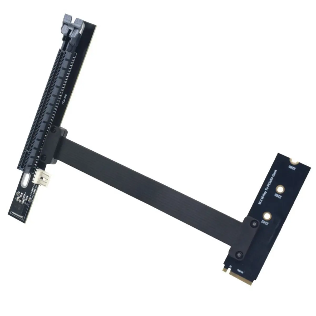 NEW FACTORY~PCIe X16 to M.2 NVME M-Key Adapter Extension Cable Desktop M.2 SSD Expansion Card for Add on Cards Computer