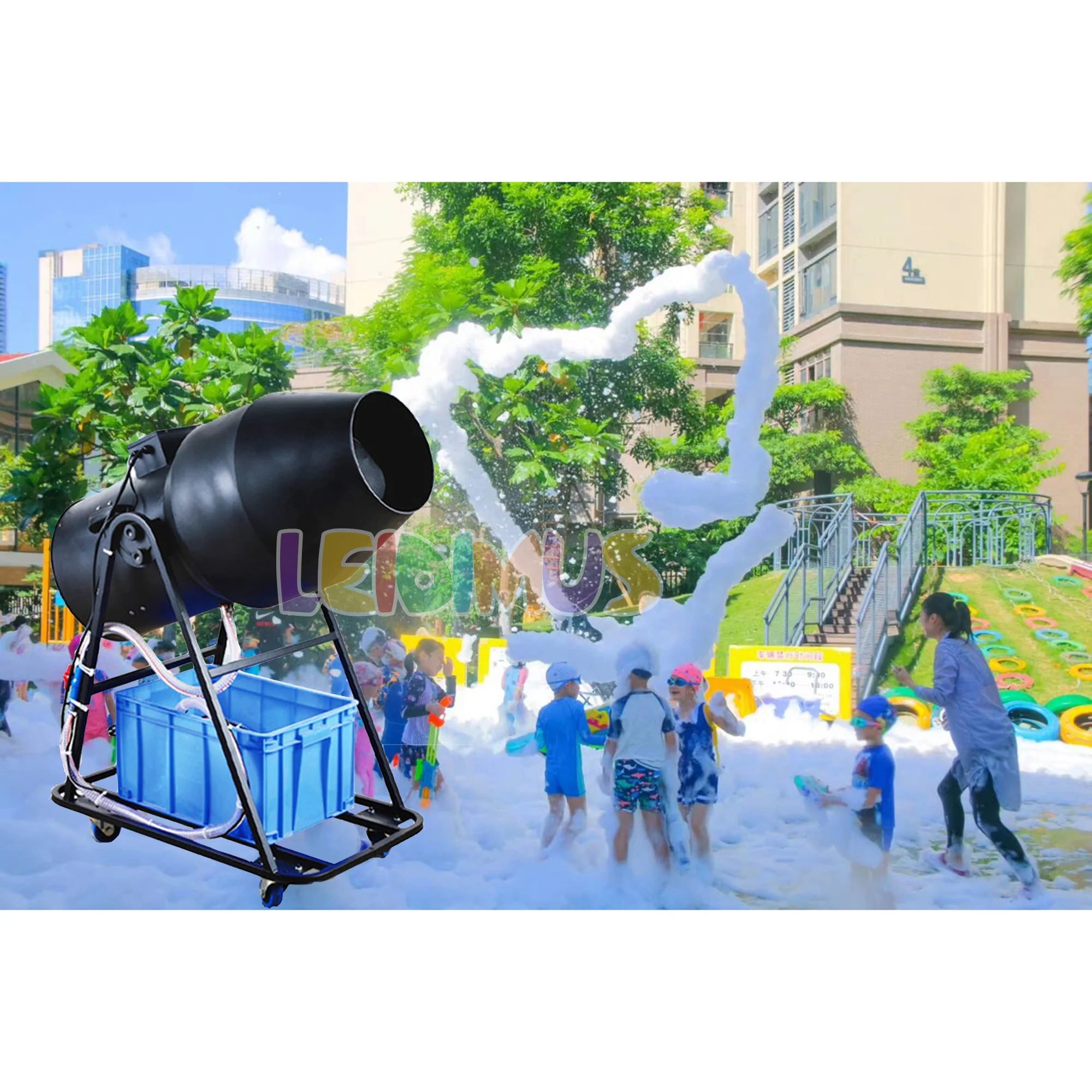 

Manufacturer Direct Sales 3000W Foam Machine Outdoor Indoor Spray Foam Machine Moving Head Jet Cannon Party Pool Spray