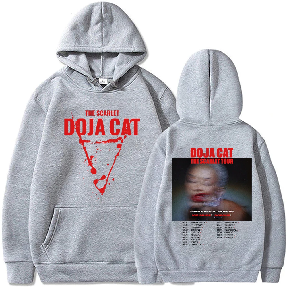 2023 Hot Scarlet Doja Cat Hoodie Hip Hop Music Harajuku Men Women Pullover Tops Sweatshirt Unisex