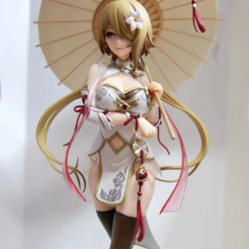 Honkai Impact 3 Figure Rita Rossweisse Huanxisha Cheongsam NSFW Game Figures Action Anime Sexy Girl Black Silk Model Toy Doll