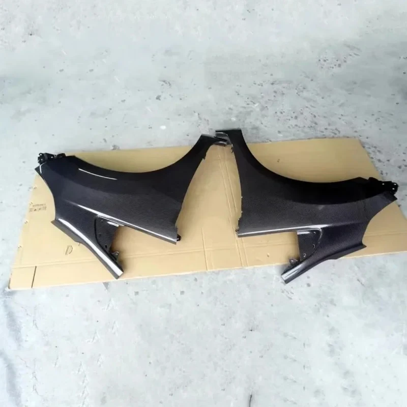 

Карбоновые накладки на крылья (реснички) для Honda Fit Jazz 2-го поколения 2011-2013, элементы внешнего тюнинга