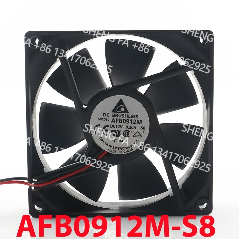 Cooling Fan AFB0912M-S8 Delta 24V 48V DC 12V 0.20A AC EC 9025 90X90X25MM 9CM Axial Flow Chassis Power Supply Large air Capacity