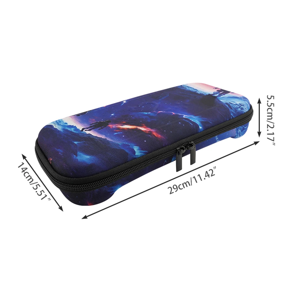 

Чехол для хранения игровой консоли с космическим узором, противоударная сумка для хранения консоли, защитная сумка для консоли для улицы, сумка-органайзер NS2
