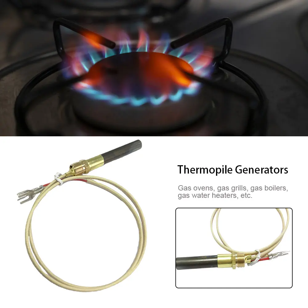 750 degree Millivolt Replacement Thermopile Generators Used on gas fireplace / water heater / gas fryer Cluster thermocouple