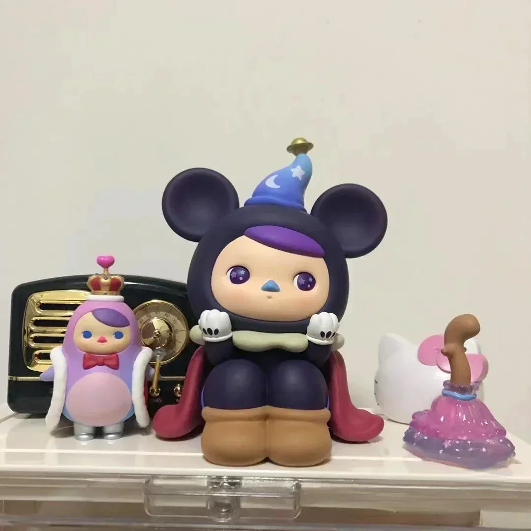 

PUCKY MOUSE Purple Figure Kawaii Magician Wizard Elf Doll Trendy Figurine Designer Toy Collection Gift